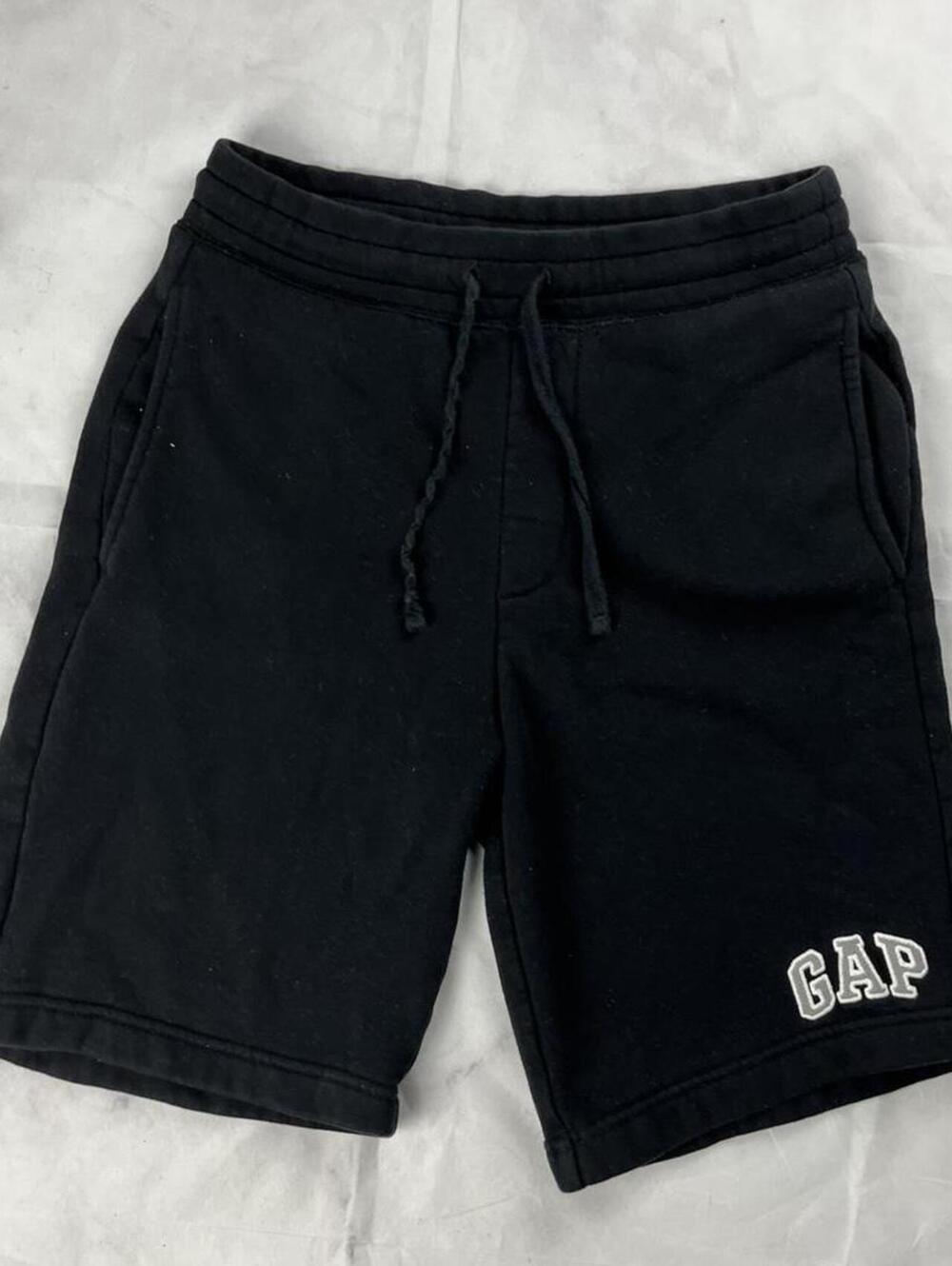 GAP Black Cotton Blend Drawstring Shorts XS